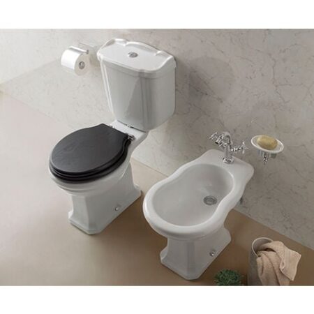 Sanitari Paestum monoblocco cm. 67x38 con sedile in