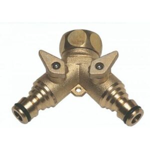 RACCORDO PRESA A DOPPIO RUBINETTO MASCHIO 3/4″ IN OTTONE CON LEVE ARRESTO 35835