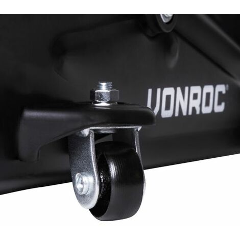 VONROC Cric per autoMartinetto 2000kg. Altezza massima 33cm. Incluso manico di sollevamento