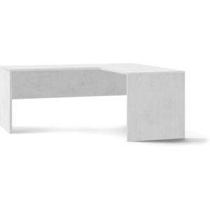 Scrivania angolare ad angolo destro h76 l180 p169 cm colore bianco ossido 6301k sarmog – Sarmog