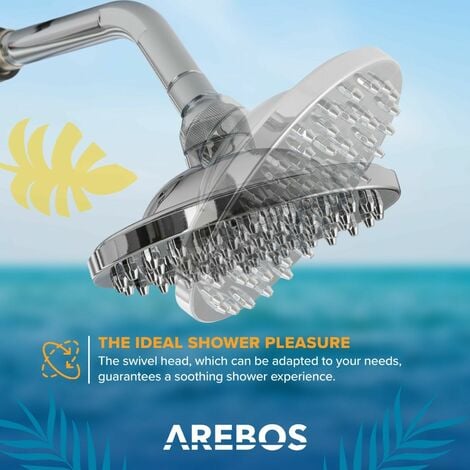 AREBOS Doccia Solare Doccia Giardino Doccia Piscina Esterna con Termometro 35 L