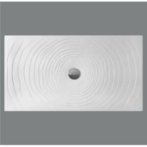 Piatto doccia 80×140 h.5 5 in ceramica bianco lucido Water Drop
