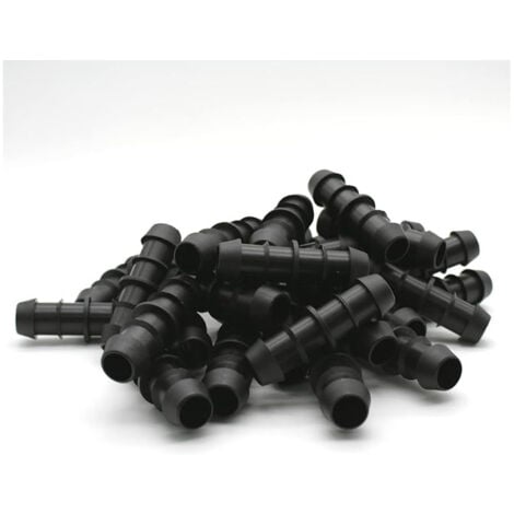 Set di 10 Collegamento per Irrigazione a Goccia 16 mm  Manicotto connettore per tubo da 16 mm  Giunto per Irrigazione
