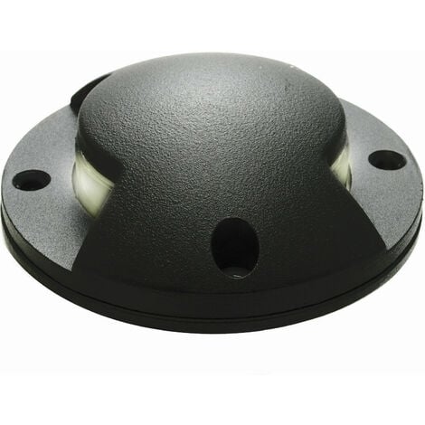 Faretto segnapassi LED 6W calpestabile radente doppia finestra luce bianca naturale 4000K 12V IP65
