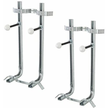 Coppia di Staffe per WC + Bidet Sospesi in Acciaio portata 400 kg