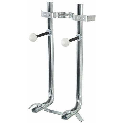 Coppia di Staffe per WC + Bidet Sospesi in Acciaio portata 400 kg