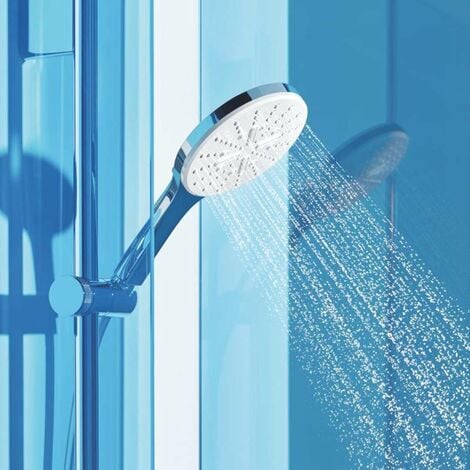 Grohe Rainshower SmartActive - Doccetta 130 9,5 l/min, 3 getti, bianco luna 26574LS0