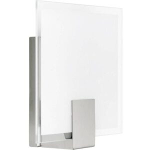 Brilliant Sonian 90324/13 Lampada da parete E14 40 W LED (monocolore) acciaio inox, Bianco