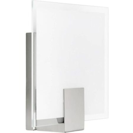 Brilliant Sonian 90324/13 Lampada da parete E14 40 W LED (monocolore) acciaio inox, Bianco