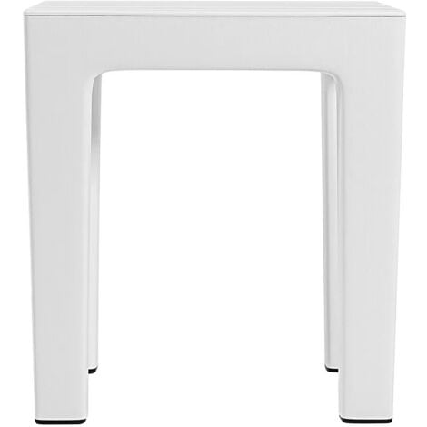 Set 2 pz Lello lo sgabello multiuso ad alta resistenza bianco effetto legno