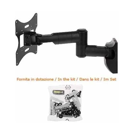 Supporto a parete bracci snodati per monitor LCD o plasma 23 / 43" - 90LCD-503AN