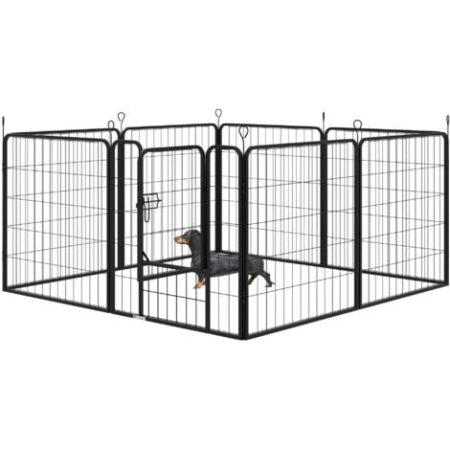 PawHut Recinto per Cani e per Cuccioli da Interno ed Esterno