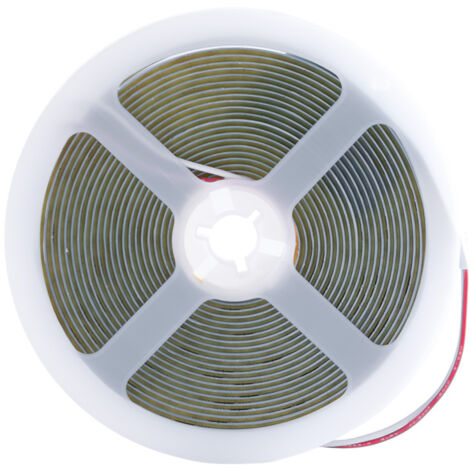 Striscia da 320 LED/M 50W 5000Lm CRI90 4200ºK COB 12VDC IP20 8mm Larghezza x5M 40.000H [CA-COB-320-12DC-W]-Bianco naturale