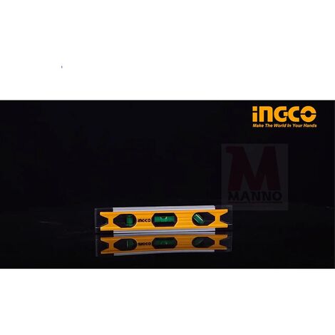 Mini livella magnetico 22,5 cm alluminio - Ingco HMSL01030