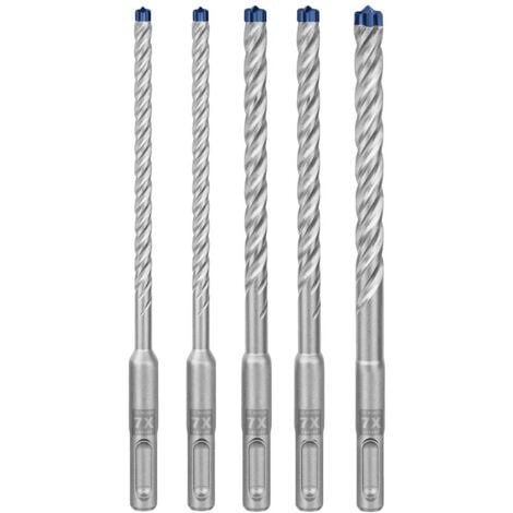 Bosch Accessories EXPERT SDS plus-7X 2608900198 Punta perforatrice 5 parti 6.0 mm, 6.0 mm, 8.0 mm, 8.0 mm, 10.0 mm SDS-