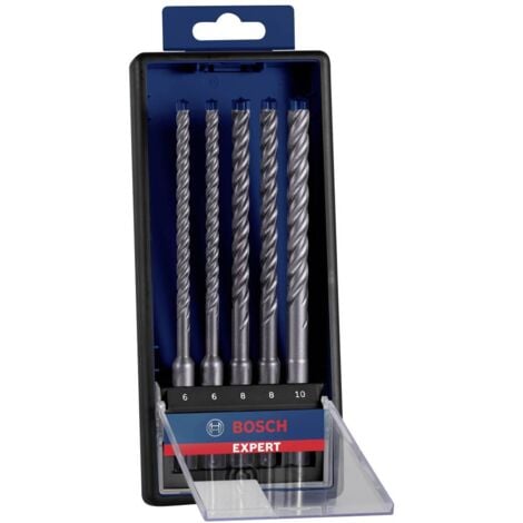 Bosch Accessories EXPERT SDS plus-7X 2608900198 Punta perforatrice 5 parti 6.0 mm, 6.0 mm, 8.0 mm, 8.0 mm, 10.0 mm SDS-