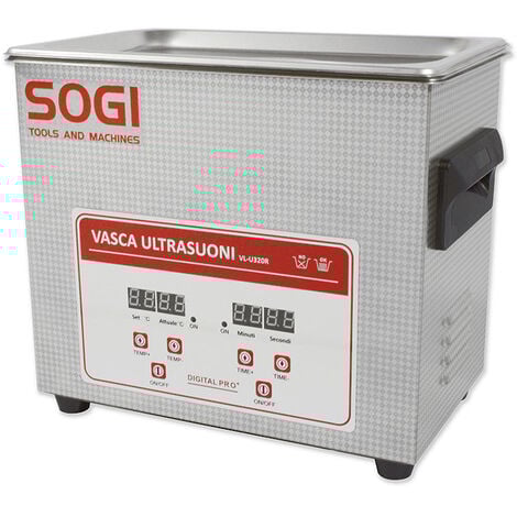 Liquido sgrassante SOGI per vasca ultrasuoni formato 1 L, 5 kg, 10 kg o 25 kg, Formato1 L