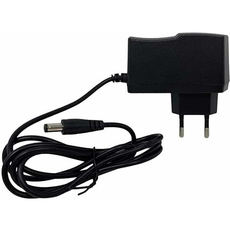Alimentatore universale 12v 1 ampere trasformatore con spina standard eu e jack di uscita 12 watt