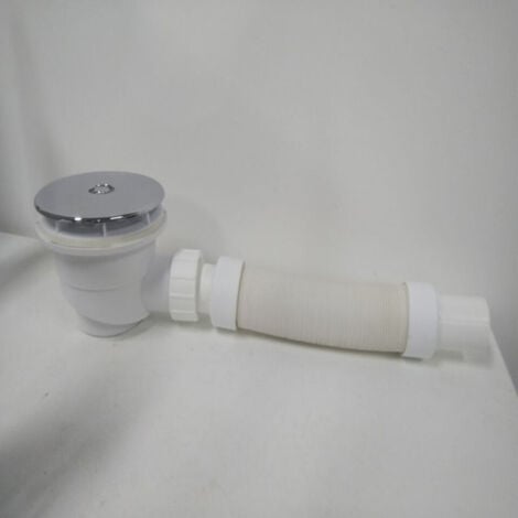 Piatto Doccia Rettangolare In Marmo Minerale e Resina Mista Ultra Sottile 3cm Bianco Lucido Antiscivolo Antibatterico 100x80cm