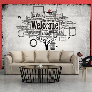 Fotomurale – In this house – 100×70