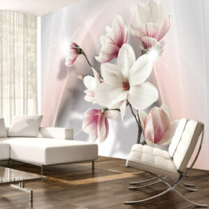 Fotomurale – White magnolias – 100×70