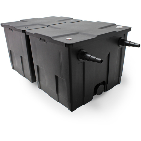 Set per laghetti fino a 60000l Filtro Chiarificatore UVC 36W Pompa 80W Tubo 25m
