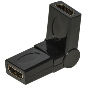 Adattatore connettore hdmi femmina femmina snodabile 180 tv lcd dvd