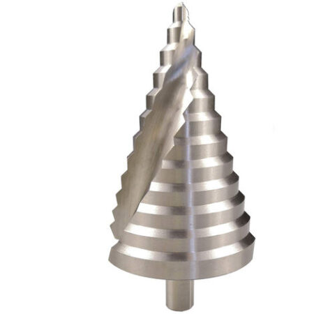 Fresa Conica a Gradini 4-42mm Punta Allarga Fori Elicoidale Gambo 25mm