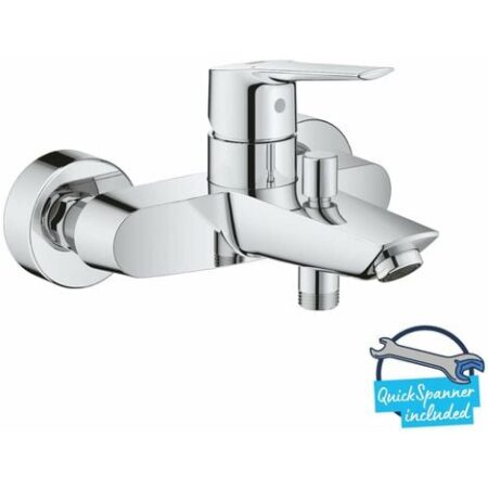 Grohe QuickFix Start - Miscelatore a parete per vasca da bagno, cromo 24206002