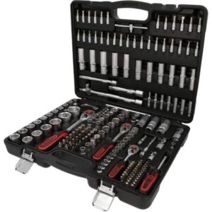 1/4″+3/8″+1/2″ Serie Di Chiavi A Bussola, 179 pz