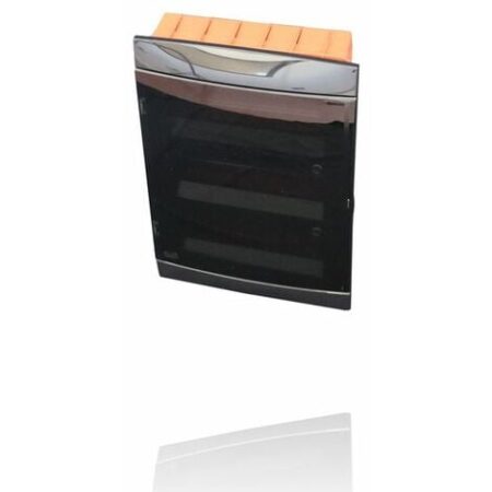 GEWISS GW40239TN - Centralino da arredo da Incasso con Portello - nero toner - 36+3m
