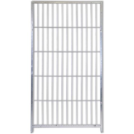 2 box per cani da esterno con zincatura a caldo ciascuno da 200x200x altezza 180 cm