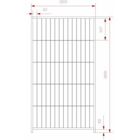 2 box per cani da esterno con zincatura a caldo ciascuno da 200x200x altezza 180 cm