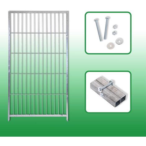 2 box per cani da esterno con zincatura a caldo ciascuno da 200x200x altezza 180 cm