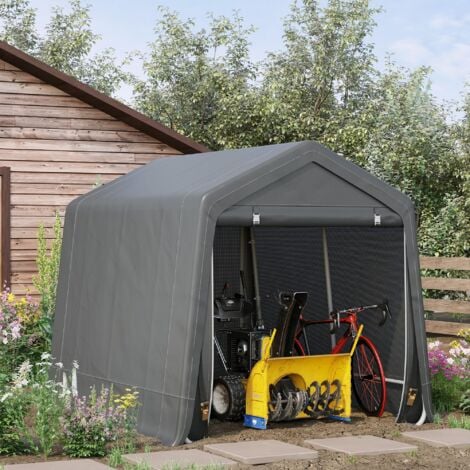Outsunny Tendone Garage all'Aperto 2.8x2.4 m per Auto, Moto e Bici