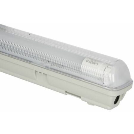 Plafoniera Esterna Singolo Neon tubo 120 cm Stagna IP65 (non incluso)XC 6455