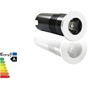 FARETTO BIANCO A LUCE BIANCA LED 3W SEGNAPASSI CALPESTABILE ESTERNO INTERNO