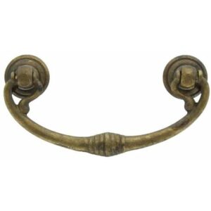 BL MANIGLIA 03027  82X40 MM OTTONE ANTICATO