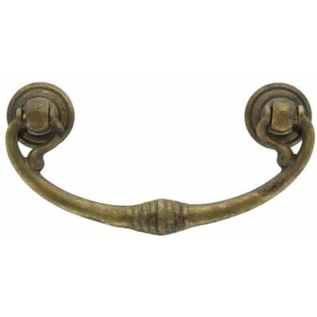 BL MANIGLIA 03027  82X40 MM OTTONE ANTICATO