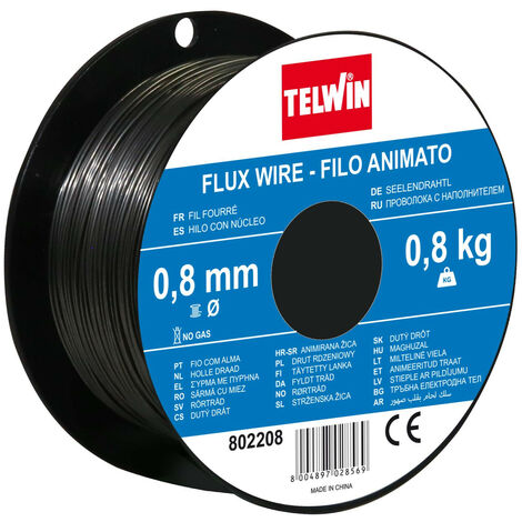 Bobina Telwin filo animato 0,8mm per saldatrici no gas 802208, 802975