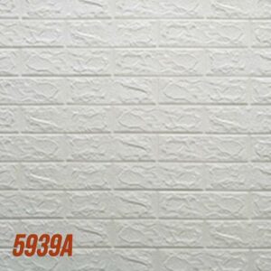 Pannelli 3D Autoadesivi in PE 70X70cm Mattoni o Legno Resistenti, isolanti, idrorepellenti, economici-MATTONI BIANCHI 5939A