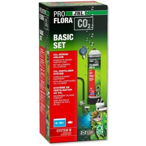 JBL ProFlora CO2 Basic Set System U - impianto base con bombola usa e getta 500gr
