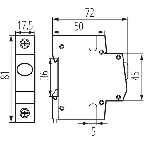 INDICATORE DI TENSIONE PER LA GUIDA DIN KLI-G - KANLUX