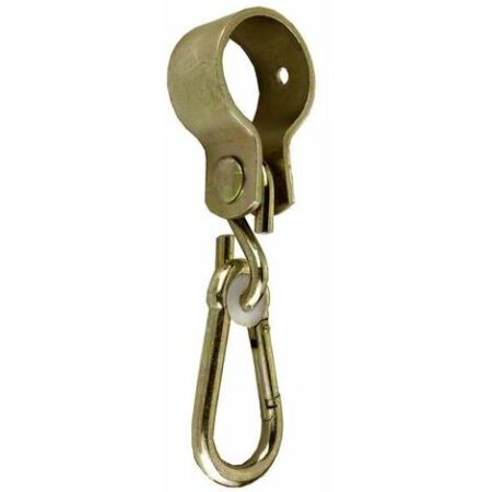 Gancio per altalene Diam. 100 mm. zincato giallo