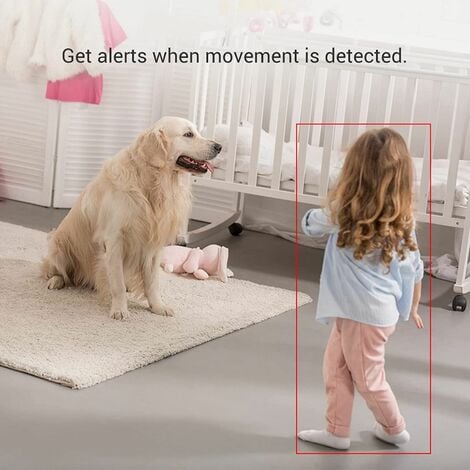EZVIZ CS-C6N Telecamera Videosorveglianza Sorveglianza Wi Fi Wireless Interna 2k 4 Mpx Pan/Tilt/Zoom Compatibile Alexa, Rotazione a 360°, Visione Notturna, Tracciamento del Movimento e Audio Bi-direzi