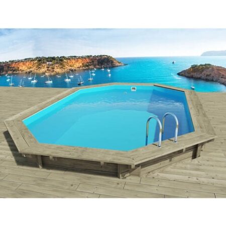 Piscina in legno Miami - 4,86 x 3,36 x 1,20 m