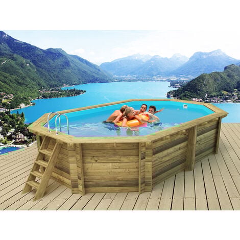 Piscina in legno Miami - 4,86 x 3,36 x 1,20 m