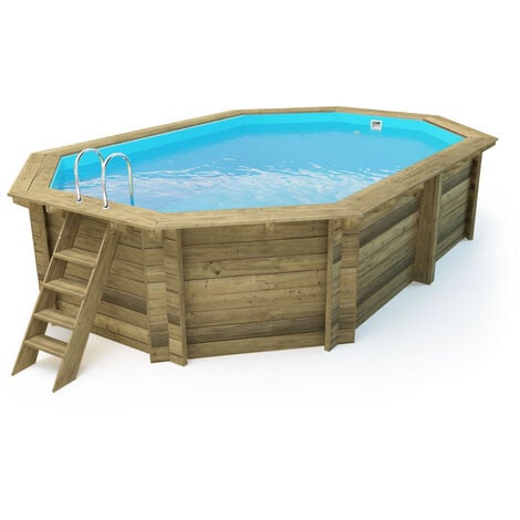 Piscina in legno Miami - 4,86 x 3,36 x 1,20 m