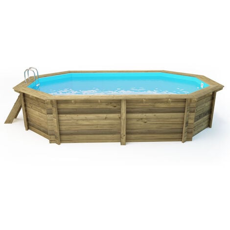 Piscina in legno Miami - 4,86 x 3,36 x 1,20 m