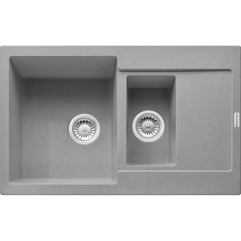 Franke Maris - Lavello in fragranite MRG 651-78, 78x50 cm, grigio pietra 114.0285.340